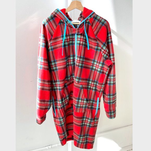 chubbies Other - CHUBBIES The Festivus Chubbsie Onesie Hooded Fleece One Piece Loungewear Red L